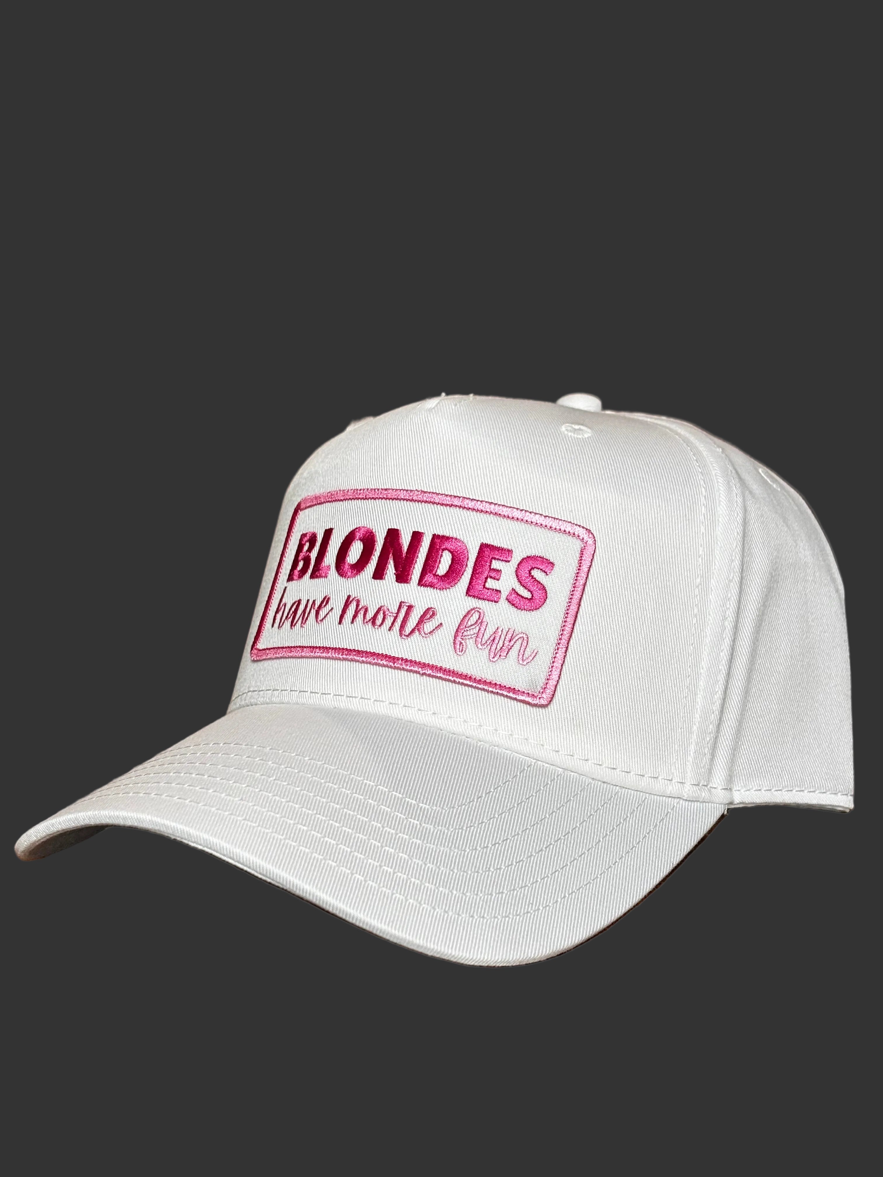 The “TEAM BLONDES” cap